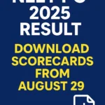 NEET PG 2025 Result Declared